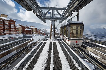 Image showing Cable cabin lift in Paradiski