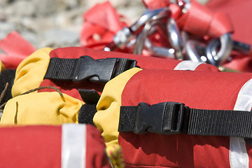 Image showing river rescue throw lines