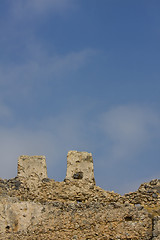 Image showing ruins of old castle in turkey