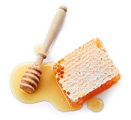 Image showing piece of honey