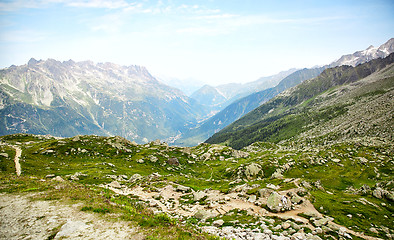 Image showing Landscape of French Alps