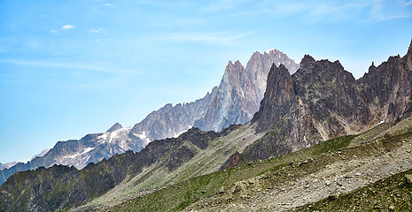 Image showing Landscape of French Alps