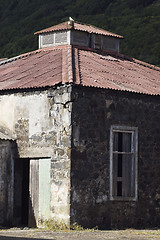 Image showing Detail of an abandoned warehouse