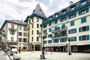 Image showing Chamonix town, France