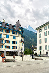 Image showing Chamonix town, France