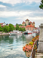 Image showing View of the old town of Annecy - France