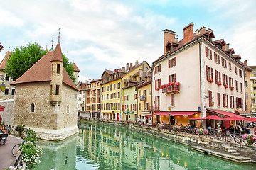 Image showing View of the old town of Annecy - France