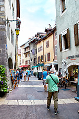 Image showing View of the old town of Annecy - France