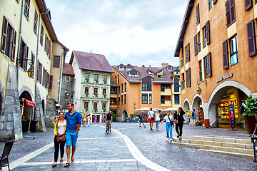 Image showing View of the old town of Annecy - France