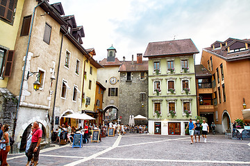 Image showing View of the old town of Annecy - France