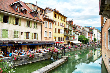 Image showing View of the old town of Annecy - France