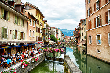 Image showing View of the old town of Annecy - France