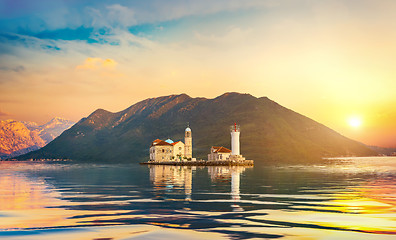 Image showing Island and lighthouse