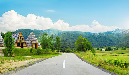 Image showing Mountain road in Montenegro