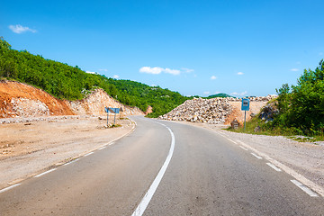 Image showing Road in Montenegro