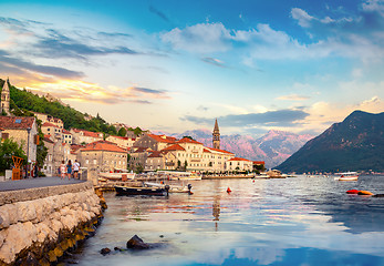 Image showing City and bay of Kotor 