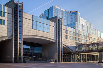 Image showing European Parliament Building in Brussels