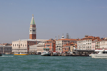 Image showing Venice canal scene in Italy