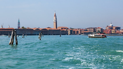 Image showing Venice canal scene in Italy