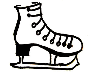 Image showing ice-skate