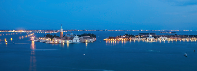 Image showing Beautiful sunset in Venice