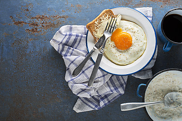 Image showing Breakfast continental meal