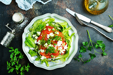 Image showing tomato salad