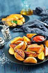 Image showing potato with chicken wings