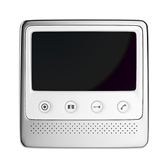 Image showing Video intercom isolated on white