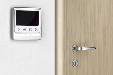 Image showing Video intercom in the apartment