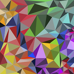 Image showing Background with colorful triangles
