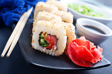 Image showing sushi