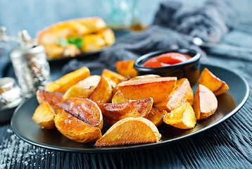 Image showing potato with chicken wings