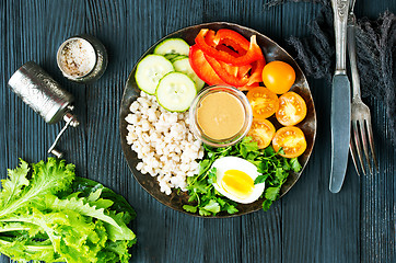 Image showing bulgur with vegetables