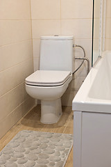 Image showing Fragment with wc in luxury apartment