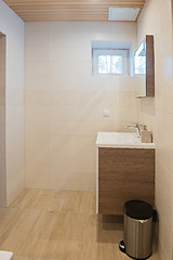 Image showing Modern bathroom in luxury apartment