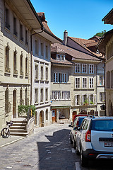 Image showing Street view of OLD Town Fribourg, Switzerland