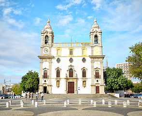 Image showing Carmo Church (Chapel of Bones) in Faro, Algarve region, Portugal