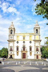 Image showing Carmo Church (Chapel of Bones) in Faro, Algarve region, Portugal