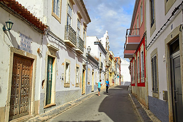 Image showing Street view of Faro, Portugal