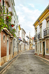 Image showing Street view of Faro, Portugal