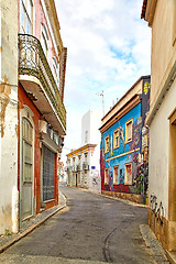 Image showing Street view of Faro, Portugal