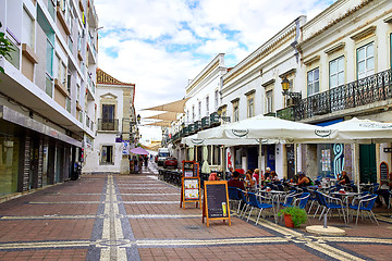 Image showing Street view of Faro, Portugal