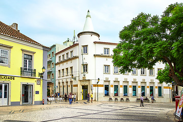 Image showing Street view of Faro, Portugal