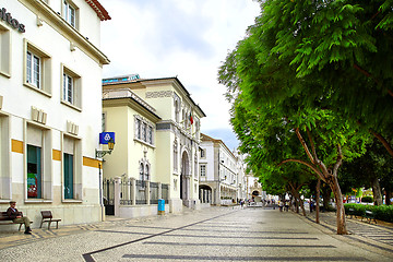 Image showing Street view of Faro, Portugal