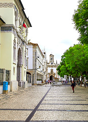 Image showing Street view of Faro, Portugal