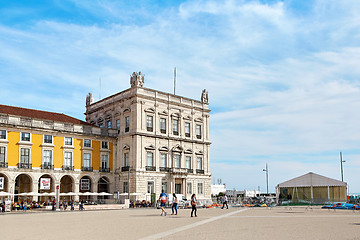 Image showing Famous Praca do Comercio (Commerce Square), Portugal