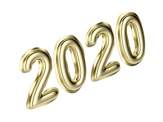 Image showing Happy new year 2020