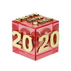 Image showing Happy new year 2020