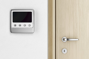 Image showing Video intercom in the apartment